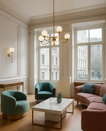 neoclassical salon — youth room (urban)
