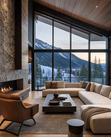 contemporary building — room (mountain)