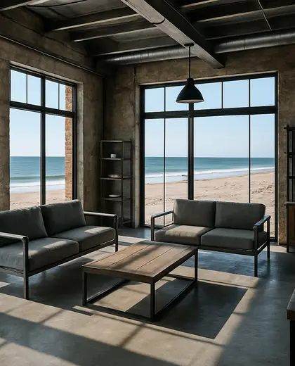 industrial house — room (beach)
