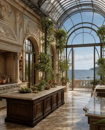 renaissance greenhouse — kitchen (ocean)