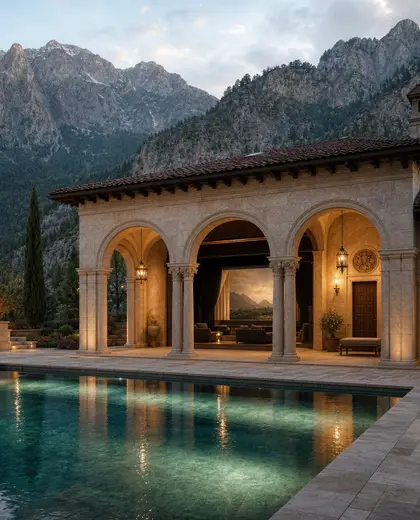 renaissance theater — pool house (mountain)