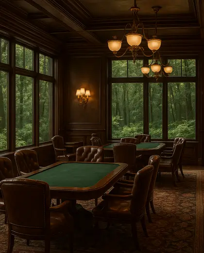 vintage casino — meeting room (forest)