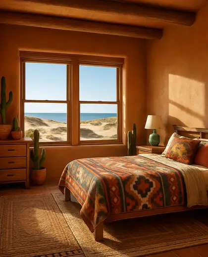 southwestern house — youth bedroom (beach)