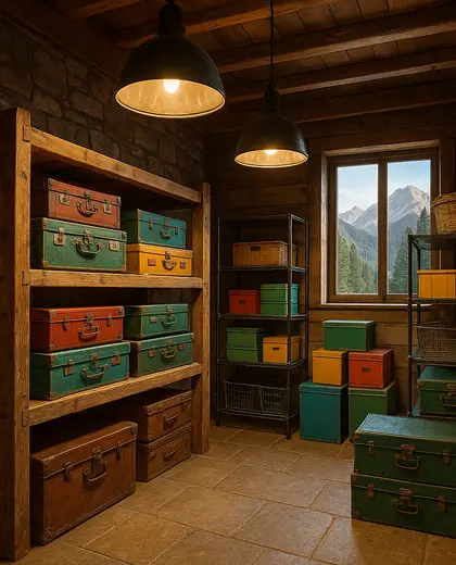 eclectic hotel — storage room (mountain)