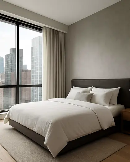 modern home — bedroom (urban)