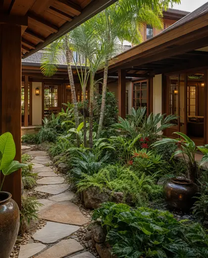 craftsman garden — atrium (tropical)