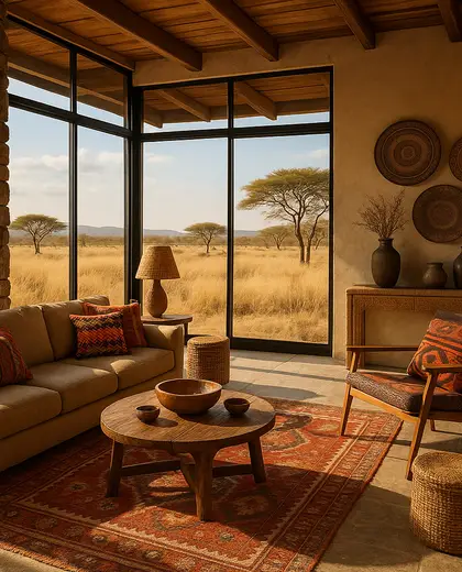 eclectic house — rest room (savanna)