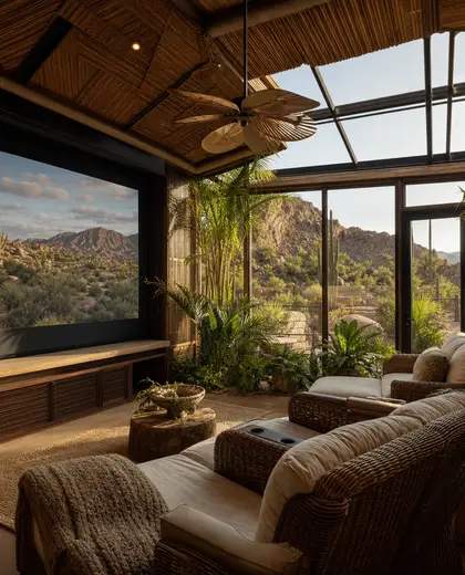tropical theater — sunroom (desert)