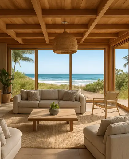 sustainable casino — family room (beach)