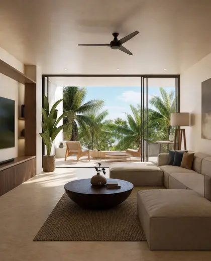 modern condo — room (tropical)