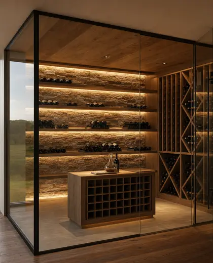 modern office space — wine cellar (rural)