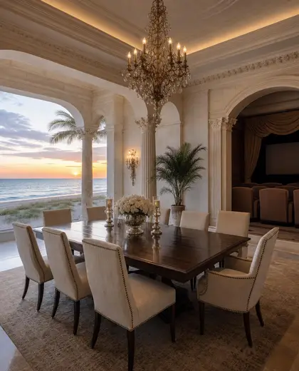 neoclassical theater — dining room (beach)