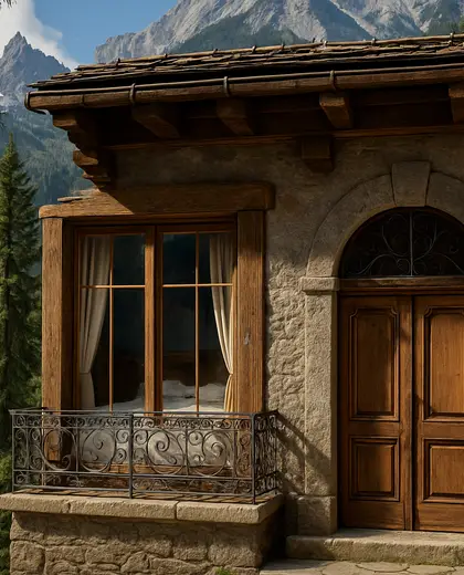 vintage facade — bedroom (alpine)