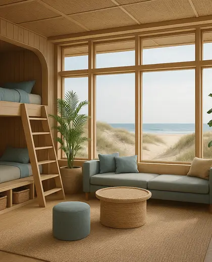 sustainable public space — childrens bedroom (coastal)