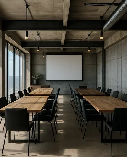 industrial hotel — meeting room (ocean)