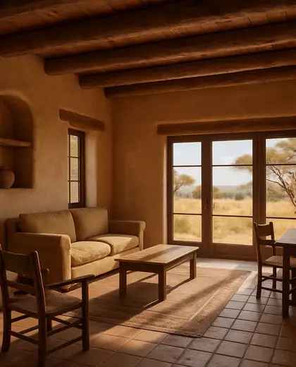 southwestern house — main hall (savanna)
