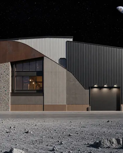 eclectic facade — warehouse (space)