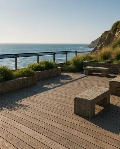 sustainable public space — terrace (coastal)