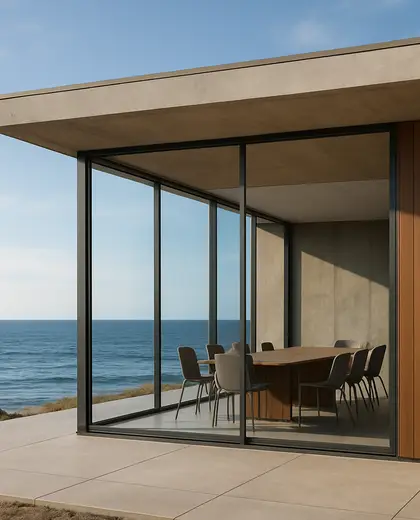 modern facade — meeting room (ocean)