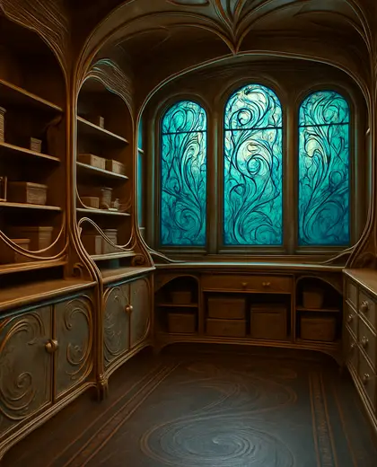 art nouveau theater — storage room (ocean)