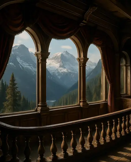 vintage theater — balcony (alpine)