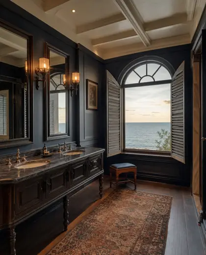colonial theater — bathroom (ocean)