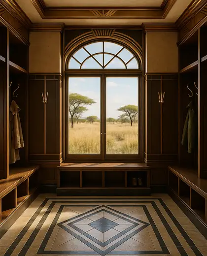 art deco store — mud room (savanna)