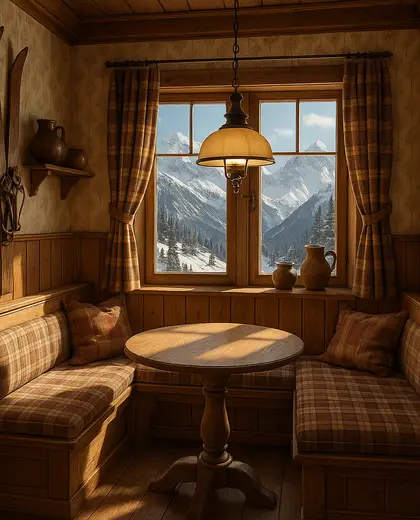 vintage home — breakfast nook (alpine)