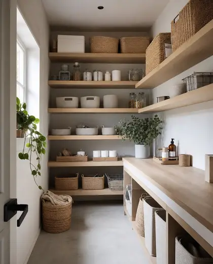 scandinavian home — storage room (space)