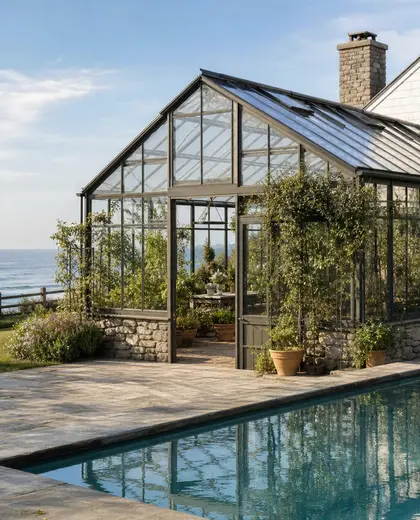 farmhouse greenhouse — pool (ocean)
