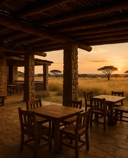 rustic casino — patio (savanna)