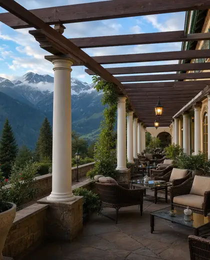 colonial hotel — pergola (alpine)