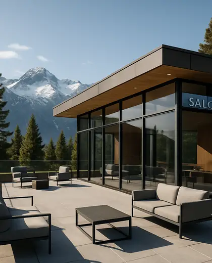 contemporary salon — roof (alpine)