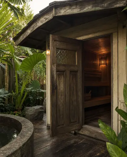 vintage house — sauna (tropical)