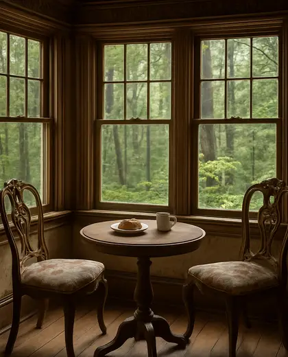 vintage house — breakfast nook (forest)