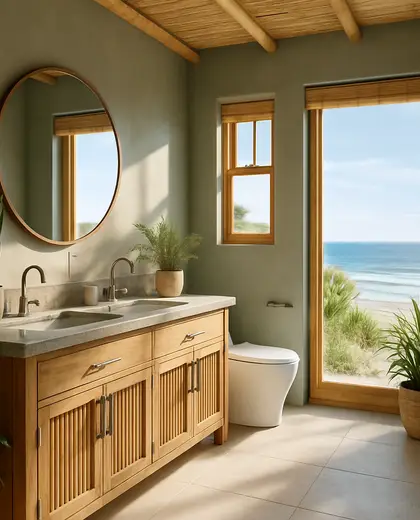 sustainable house — rest room (coastal)