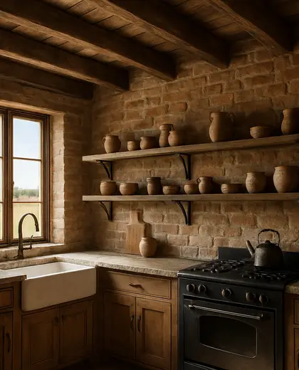 rustic farmhouse — kitchen (rural)
