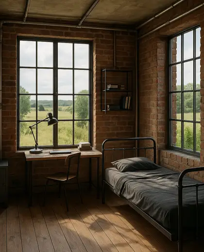 industrial home — youth room (rural)