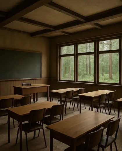 vintage apartment — training room (forest)