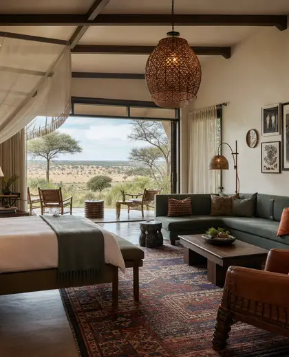 eclectic hotel — family room (savanna)