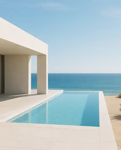 minimalist home — pool (ocean)