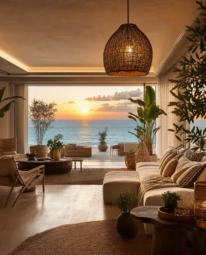bohemian penthouse — reception (ocean)