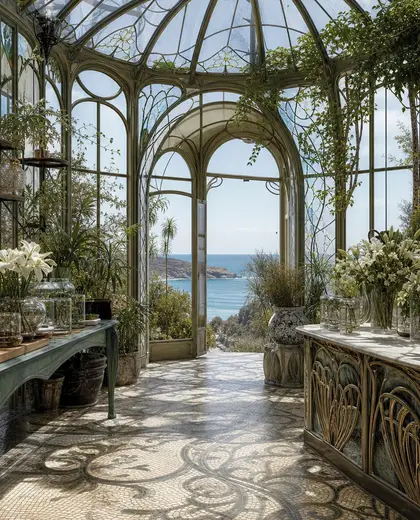 art nouveau store — winter garden (coastal)