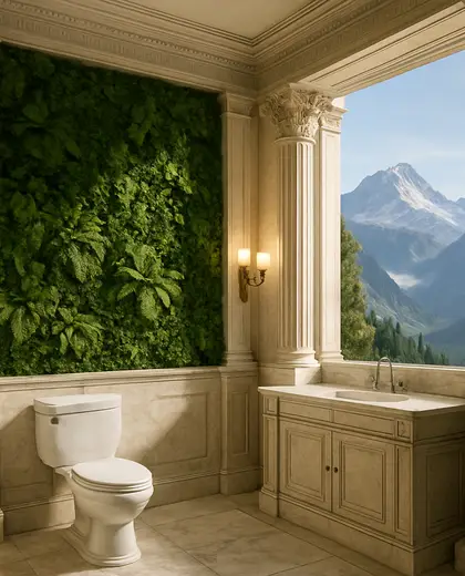 neoclassical vertical garden — rest room (mountain)