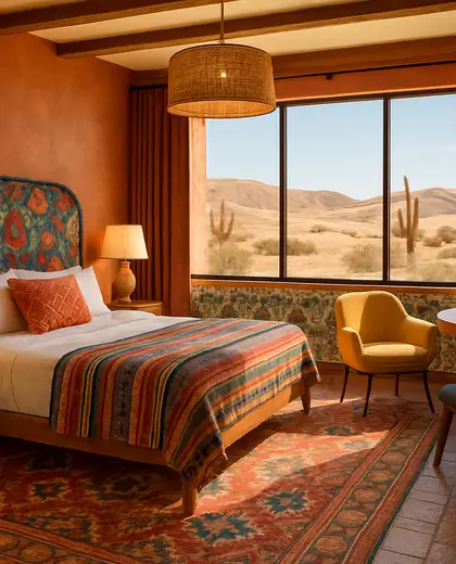 eclectic hotel — room (desert)