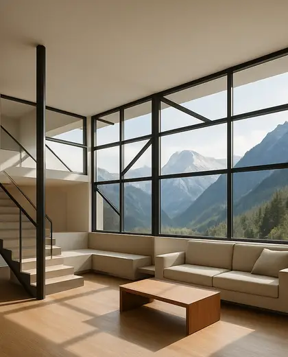 bauhaus house — main hall (mountain)