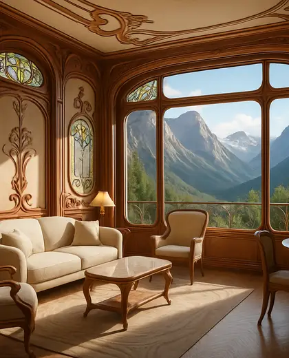 art nouveau condo — room (mountain)