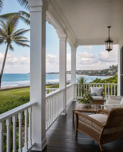 colonial yard — veranda (coastal)