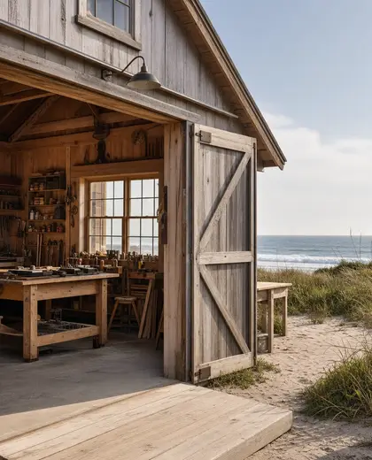 rustic farmhouse — workshop (beach)