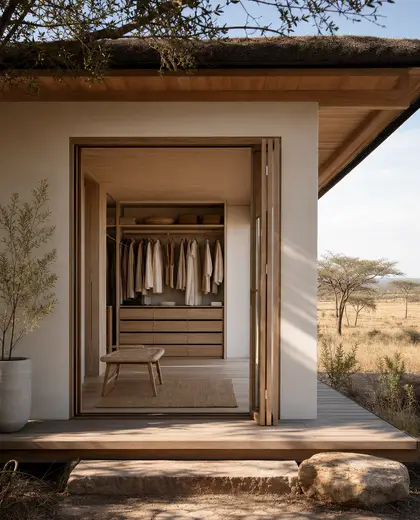 scandinavian yard — dressing room (savanna)